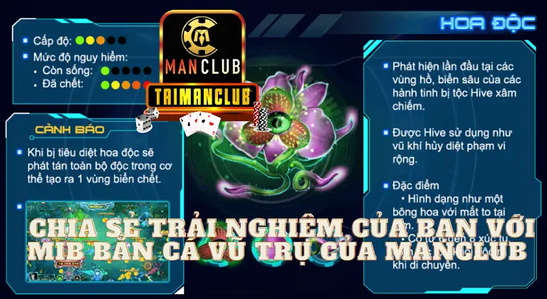 Chia sẻ trải nghiệm của bạn với MIB Bắn cá vũ trụ của Manclub